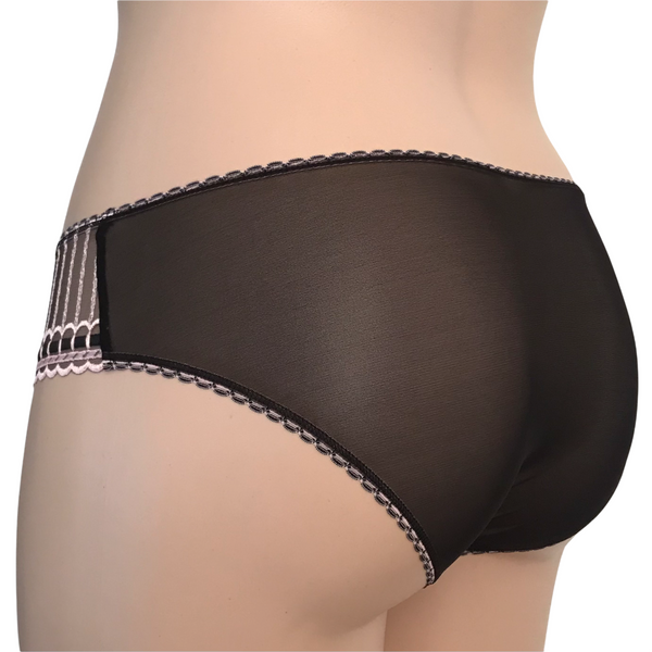 Seamless back of left side Arabella brief with cheeky coverage and soft stretch mesh