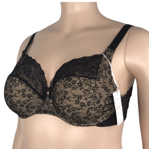 Elomi Tia side support bra left facing view.
